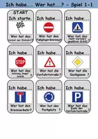 Vorschau - Arbeitsblätter - Materialpaket - Reden / Sprechen - Verkehrsschilder / Verkehrszeichen - DaZ/DaF / Deutsch / Sachunterricht - Seite 2