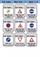 Vorschau - Arbeitsblätter - Materialpaket - Reden / Sprechen - Verkehrsschilder / Verkehrszeichen - DaZ/DaF / Deutsch / Sachunterricht - Seite 3