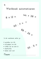 Voorbeeld - Groep 6: Pakket werkboeken automatiseren rekenen - Voorblad
