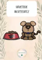 Vorschau - Arbeitsblätter - Wortschatz-Haustiere - Deckblatt
