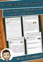 Aperçu - Inclusion - Arrondissement de Görlitz – Fiche : texte à trous, compréhension orale et mots mêlés - Page de couverture