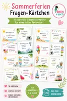 Vorschau - Bildkarten - Sommerferien – Fragen-Kärtchen | 16 Gesprächsimpulse - Deckblatt