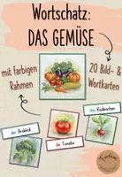 Vorschau - Fördermaterial/Inklusion - Gemüse: Bild- und Wortkarten - DaZ - Deckblatt