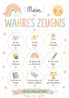 Vorschau - Bildkarten - Wahres Zeugnis | Selbstwert stärken | Schuljahresende - Seite 1