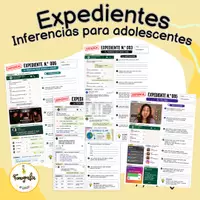 Vista previa - Hojas de trabajo - Expedientes- Inferencias para adolescentes - Portada