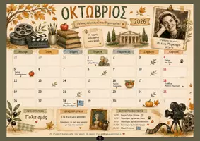Προεπισκόπηση - Πλάνο μαθήματος / Υλικό για τον εκπαιδευτικό - Έναρξη σχολικής χρονιάς - σχολικό ημερολόγιο τοίχου 2026-2027 - Σελίδα 2