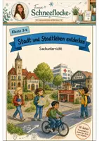 Vorschau - Arbeitsblätter - Stadt und Stadtleben entdecken Klasse 3 -4 Orientierung und Zusammenleben - Deckblatt