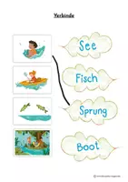 Vorschau - Arbeitsblätter - Wort-Bild-Zuordnung | Lesen Klasse 1 + 2 | Arbeitsblätter - Seite 2