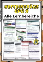 Vorschau - Merkblätter - GPG 9 Hefteinträge - Komplettset aller Lernbereiche - Deckblatt
