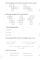 Vorschau - Arbeitsblätter - Geometrie/ Körper/ Längen Lernzielkontrolle/ Arbeit Klasse 3 - Seite 3