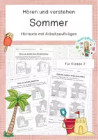 Vorschau - Arbeitsblätter - Materialpaket / Bundle: Der Sommer - Seite 1
