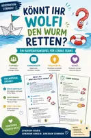 Vorschau - Spiele - 🤝 Kooperationsspiel - Teamarbeit spielerisch fördern – inkl. Lehrerhinweise - Deckblatt