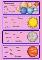 Vorschau - Arbeitsblätter - Purzelsätze zum Thema Unser Sonnensystem Klasse 2 bis 4 - Seite 2