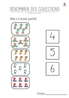 Aperçu - Apprentissages en autonomie - 44. fichiers dénombrer des collections Dinos 2026 - Page 3