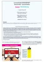 Vorschau - Unterrichtsreihen - Die Ernährung | Klasse 5-7 Biologie Sekundarstufe | Nahrungsbausteine, Nahrungspyramide, Frühstück, Pausenbrot, Zucker, Wasser | differenzierte Arbeitsblätter, Kopiervorlagen, Freiarbeit mit Lösungen | Lernwerkstatt Gesundheit - Seite 1