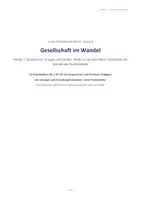 Vorschau - Unterrichtsreihen - Gesellschaft im Wandel - Sozialisation / Rollenbilder / Diversität - Seite 1