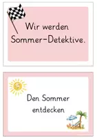 Vorschau - Poster - Reihentransparenz zur Sommer-Unterrichtsreihe - Seite 1