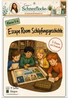 Vorschau - Arbeitsblätter - Schöpfungsgeschichte Klasse 5-6: Escape Room - Deckblatt