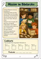 Vorschau - Arbeitsblätter - Schöpfungsgeschichte Klasse 5-6: Escape Room - Seite 1