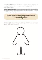 Vorschau - Mal- und Bastelvorlagen - Gedankenexperiment: Das Röntgengerät für innere Schönheit (schön und hässlich) - Seite 3