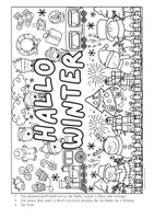 Vorschau - Mal- und Bastelvorlagen - Materialpaket Jahreszeiten Feste Gemeinschaftsbild Kooperatives Poster - Seite 3