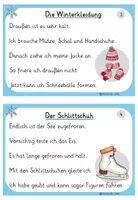 Vorschau - Stationenlernen - Abschreibkartei Winter Deutsch Kl. 2 - Seite 3