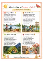 Vorschau - Stundenentwürfe - Deutsch: Abschreibkartei Abschreibtexte Sommer Klasse 4, 5, 6 - Seite 2
