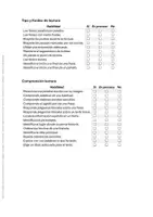 Vista previa - Hojas de trabajo - Guía de Valoración de Saberes Básicos y Competencia Curricular - página 3