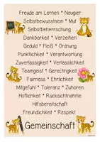 Vorschau - Poster - Leopardenklasse - Poster | Klassenraumdekoration (Klassentier) - Seite 2