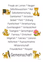 Vorschau - Poster - Leopardenklasse - Poster | Klassenraumdekoration (Klassentier) - Seite 3