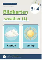 Vorschau - Fördermaterial/Inklusion - Bildkarten WEATHER (1) | Englisch Grundschule | mit & ohne Brick Words - Deckblatt