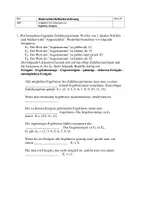 Vorschau - Arbeitsblätter - Aufgabensammlung Ergebnis, Ereignis - Deckblatt
