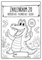Vorschau - Unterrichtsreihen - Zahlenraum 20 – Grösser als, kleiner als, gleich | inkl. Tafelmaterial - Seite 1