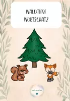 Vorschau - Arbeitsblätter - Wortschatz-Waldtiere - Deckblatt