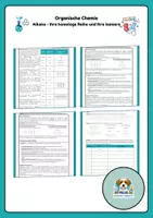 Vorschau - Arbeitsblätter - Alkane - ihre homologe Reihe und ihre Isomere - Deckblatt