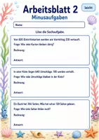 Vorschau - Arbeitsblätter - Sachaufgaben Klasse 3 | Mathematik Klasse 3 | 6 Arbeitsblätter als PDF - Seite 2