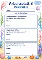 Vorschau - Arbeitsblätter - Sachaufgaben Klasse 3 | Mathematik Klasse 3 | 6 Arbeitsblätter als PDF - Seite 3