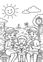 Vorschau - Mal- und Bastelvorlagen - Ausmalbilder Sommerferien☀️ - Seite 3