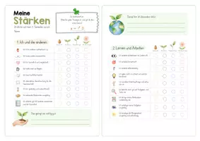 Vorschau - Arbeitsblätter - Meine Stärken und Ziele 3. Klasse – KEL-Gespräch in der Grundschule - Seite 1