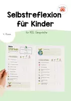 Vorschau - Arbeitsblätter - Meine Stärken und Ziele 4. Klasse – KEL-Gespräch in der Grundschule - Deckblatt