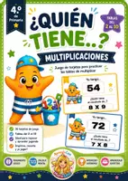 Vista previa - Unidades / Secuencias / Situaciones de Aprendizaje - Pack “Yo tengo… ¿Quién tiene?” Multiplicaciones 2.º, 3.º, 4.º, 5.º y 6.º de Primaria. 180 tarjetas. Juegos cooperativos. DUA - página 1