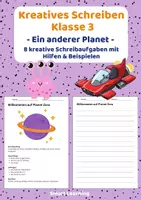 Vorschau - Stundenentwürfe - Materialpaket Kreatives Schreiben Klasse 3 Fantasie - 5 Materialien - Seite 1