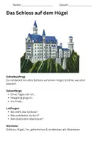 Vorschau - Stundenentwürfe - Kreatives Schreiben Klasse 3 – Das geheimnisvolle Schloss | Schreibaufgaben mit Hilfen & Beispielen - Seite 3