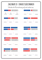 Vorschau - Arbeitsblätter - Zahlenraum 20 – Einfache Plusrechnungen | 1.Klasse - Seite 3