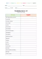 Vorschau - Test - Camden Market 6 - Vokabeltest (Materialpaket) - Seite 1