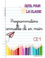 Aperçu - Outils du professeur - Programmations annuelles CE1 Toutes les disciplines clé en main - Page de couverture