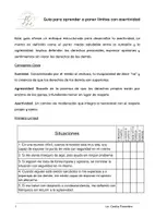 Vista previa - Hojas de trabajo - Guía Poner límites con asertividad - página 1