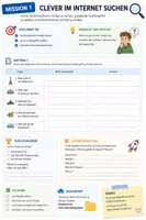 Vorschau - Arbeitsblätter - Recherche- und Informationskompetenz - Deckblatt