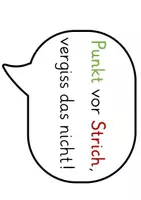 Vorschau - Präsentationen/Tafelbilder - Tafelmaterial_Punkt Vor Strich (3./4. Klasse Mathematik) - Seite 1