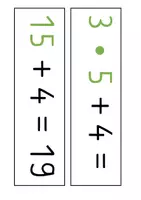 Vorschau - Präsentationen/Tafelbilder - Tafelmaterial_Punkt Vor Strich (3./4. Klasse Mathematik) - Seite 3